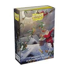 Dragon Shield Sleeves Japanese Size - 60ct Box Brushed Art - Christmas 2023
